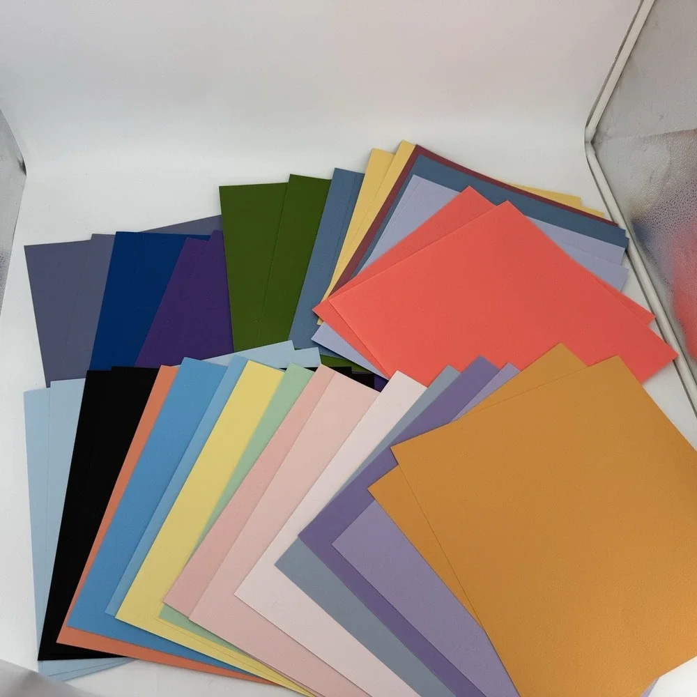 Large Mixed Lot Of‎ Scrapbooking Supplies-Paper Cardstock Embellishments Sticker